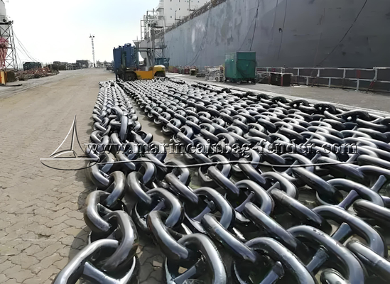جودة  Heavy Offshore Mooring Chain High Strength Various Sizes Available مصنع