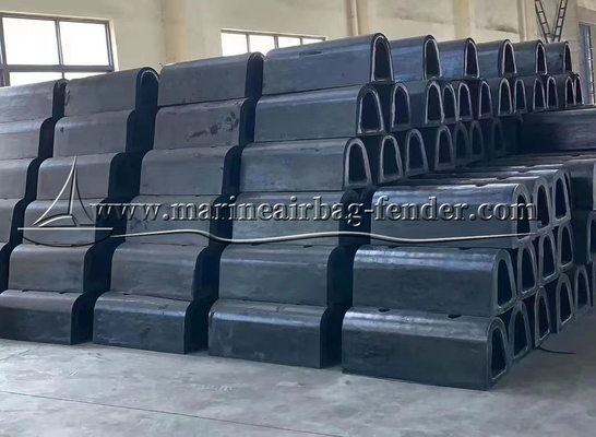 المطاط الطبيعي المطاط المرفأ المضارب البحري D النوع Fender للسفينة والمرفأ