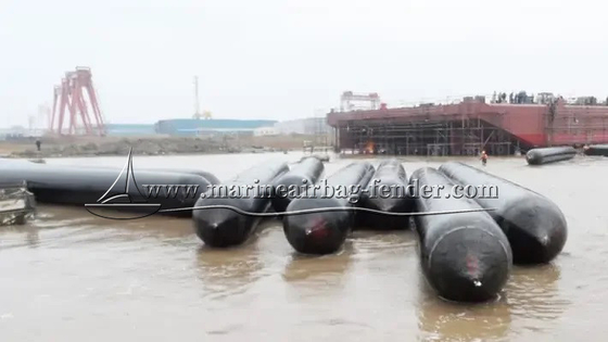 حقيبة هواء بحرية عالية الضغط لإطلاق السفن / رفع الأثقال معيار ISO